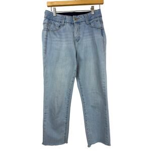 Jag Blue Mid-Rise Straight Leg Jeans Size 28